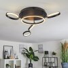 Carrisito Lampa Sufitowa LED Czarny, 1-punktowy