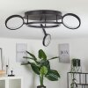 Carrisito Lampa Sufitowa LED Czarny, 1-punktowy