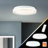 Brilliant Burlie Lampa Sufitowa LED Biały, 1-punktowy, Zdalne sterowanie, Zmieniacz kolorów