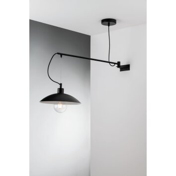 Luce-Design ELDORADO Lampa ścienna Czarny, 1-punktowy