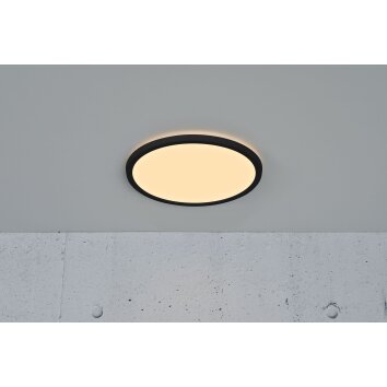 Nordlux OJA Lampa Sufitowa LED Czarny, 1-punktowy