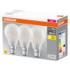 OSRAM CLASSIC A Zestaw 3 lamp LED B22d 6,5 W 2700 kelwin 806 lumenówów