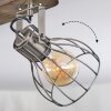 Bitterroot Lampa sufitowa Szary, Ecru, 4-punktowe