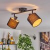 Bassagoda Lampa sufitowa Czarny, 2-punktowe