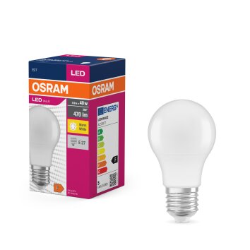 Oświetlenie Osram E27 LED 4.9 Watt ciepły biały 470 Lumen