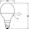 Oświetlenie Osram E14 LED 4.9 Watt ciepły biały 470 Lumen