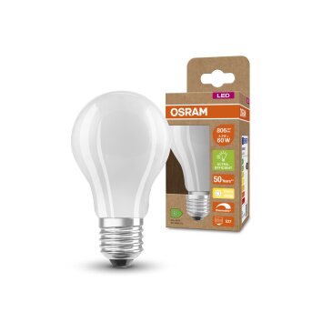 Oświetlenie Osram E27 LED 4.3 Watt ciepły biały przyciemnione 806 Lumen