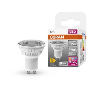 Oświetlenie Osram GU10 LED 4.2 Watt ciepły biały 400 Lumen