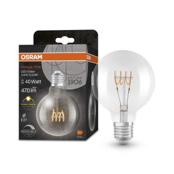 Oświetlenie Osram E27 LED 4.8 Watt ciepły biały przyciemnione 470 Lumen