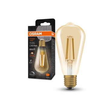 Oświetlenie Osram E27 LED 7.2 Watt ciepły biały przyciemnione 806 Lumen