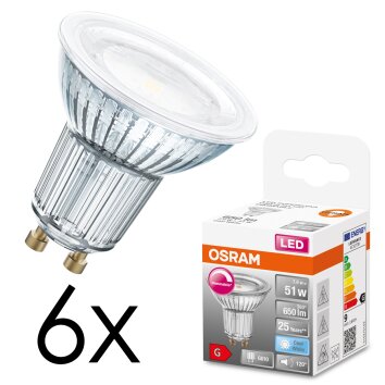 GU10 LED 7.9 Watt ciepły biały przyciemnione 650 Lumen