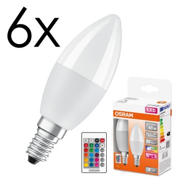 E14 LED 4.9 Watt ciepły biały przyciemnione 470 Lumen