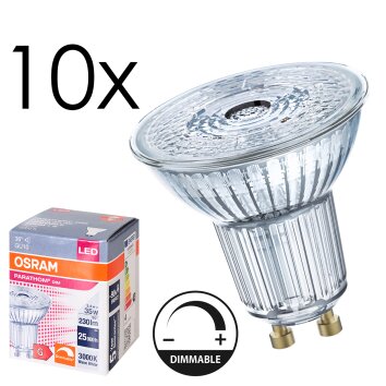 GU10 LED 3.4 Watt ciepły biały przyciemnione 230 Lumen