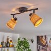 Lindberg Lampa sufitowa Czarny, 2-punktowe