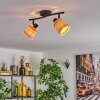 Lindberg Lampa sufitowa Czarny, 2-punktowe