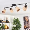 Lindberg Lampa sufitowa Czarny, 4-punktowe