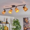 Lindberg Lampa sufitowa Czarny, 4-punktowe