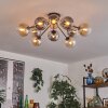 Gastor Lampa sufitowa 83 cm W kolorze bursztynu, Przezroczysty, Przydymiony, 10-punktowe