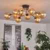 Gastor Lampa sufitowa 83 cm W kolorze bursztynu, 10-punktowe