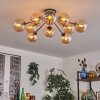 Gastor Lampa sufitowa 83 cm W kolorze bursztynu, 10-punktowe