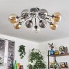 Gastor Lampa sufitowa 91 cm W kolorze bursztynu, Przezroczysty, Przydymiony, 12-punktowe