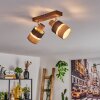 Fallhagen Lampa sufitowa Chrom, Ciemnobrązowy, 2-punktowe