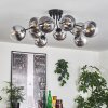 Gastor Lampa sufitowa 83 cm Chrom, Przezroczysty, 10-punktowe