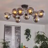 Gastor Lampa sufitowa 83 cm Chrom, Przezroczysty, 10-punktowe