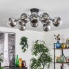 Gastor Lampa sufitowa 83 cm Chrom, Przezroczysty, 10-punktowe