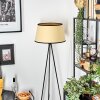 Chellas Lampa stojąca beige, Czarny, 1-punktowy