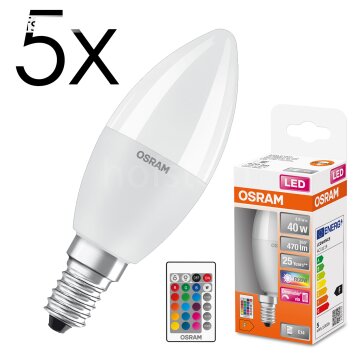 E14 LED 4.9 Watt ciepły biały przyciemnione 470 Lumen