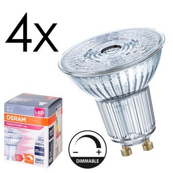 GU10 LED 3.4 Watt ciepły biały przyciemnione 230 Lumen