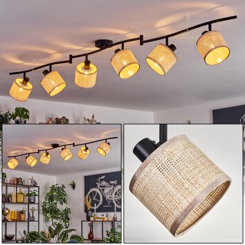 Sabadim Lampa sufitowa beige, Ecru, 6-punktowe