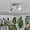 Gropptorp Lampa sufitowa, Spot sufitowy LED Nikiel matowy, 2-punktowe