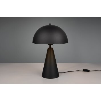 Lampa w kształcie grzyba  Oświetlenie Trio Alfie Lampa stołowa Czarny, 1-punktowy