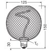 Oświetlenie Osram E27 3.5 Watt ciepły biały przyciemnione 170 Lumen