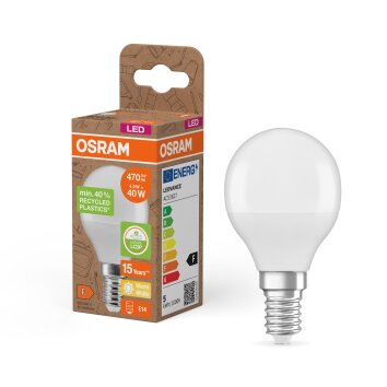 Oświetlenie Osram E14 4.9 Watt ciepły biały 470 Lumen