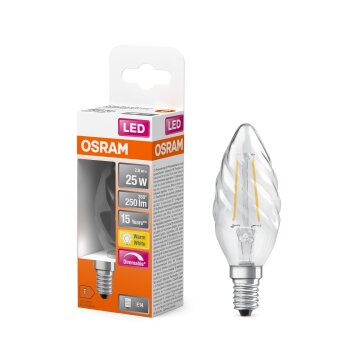 Oświetlenie Osram E14 2.8 Watt ciepły biały przyciemnione 250 Lumen