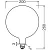 Oświetlenie Osram E27 7.3 Watt ciepły biały przyciemnione 806 Lumen