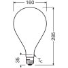 Oświetlenie Osram E27 7.3 Watt ciepły biały przyciemnione 806 Lumen