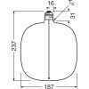 Oświetlenie Osram E27 4.8 Watt ciepły biały przyciemnione 200 Lumen