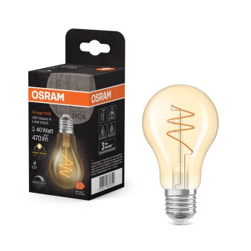 Oświetlenie Osram E27 4.9 Watt ciepły biały przyciemnione 470 Lumen