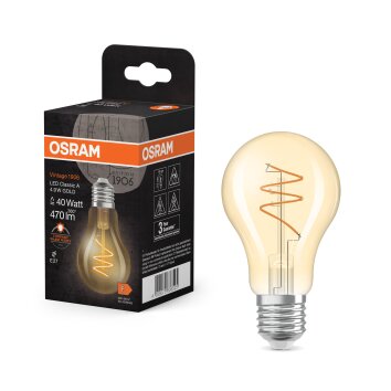 Oświetlenie Osram E27 4.9 Watt ciepły biały 470 Lumen