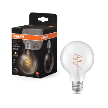 Oświetlenie Osram E27 4.6 Watt ciepły biały przyciemnione 470 Lumen