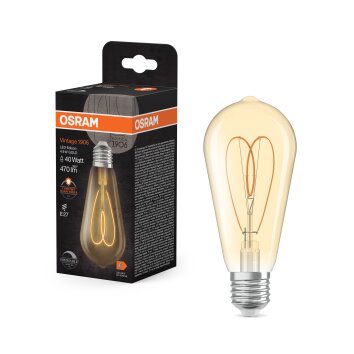 Oświetlenie Osram E27 4.9 Watt ciepły biały przyciemnione 470 Lumen