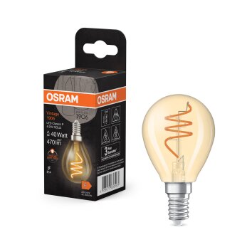 Oświetlenie Osram E14 4.9 Watt ciepły biały 470 Lumen