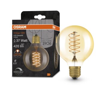 OSRAM Vintage 1906® LED E27 4,8 W 2200 kelwin 420 lumenówów