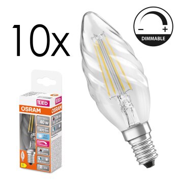 E14 LED 3.4 Watt neutralny biały przyciemnione 470 Lumen