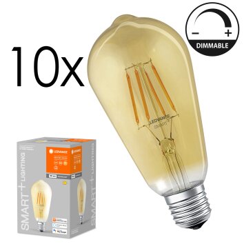 E27 LED 6 Watt ciepły biały przyciemnione 680 Lumen