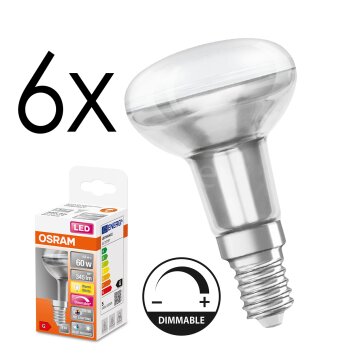 E14 LED 4.8 Watt ciepły biały przyciemnione 345 Lumen